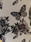 Zrike Halloween Skull Dinner Plates Set Of 4 Butterfly Flowers Ceramic 10 5  Htf
