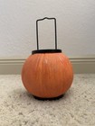 Illuminations Vintage Jack O Lantern Glitter Smiling Lantern