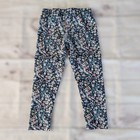 Carter s Girl s Size 8 Dark Blue Floral Flower Leggings Pants Spring Cotton Pink