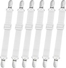 10 Pcs Adjustable Bed Sheet Straps bed Sheet Clips  Elastic Bed Fitted Sheet    