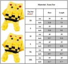 New Deluxe Pikachu Pokemon Pet Dog Cat Winter Warm Clothes Puppy Costume Hoodie