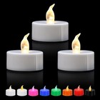 Koaby Led Tea Lights Flickering Battery Operated Warm White Pack Set