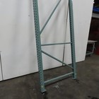 42  X 12  X 3 x3  Teardrop Pallet Racking Upright Leg 22 900 Lbs Capacity New