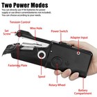 Mini Portable Smart Electric Tailor Stitch Hand-held Sewing Machine Home Travel