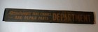 Large 1920s Vintage Dreadnaught Tires Sign Tire Chains Repair Parts Department
