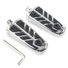 Foot Pegs Footrests Footpegs Male Mount-style 10mm For Harley Davidson Chrome