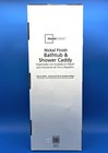 Mainstays Nickel Bathtub Shower Caddy Adjustable Corner Storage System 3 Shelves
