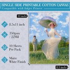 Koala Canvas Photo Paper 8 5x11 Matte Inkjet Canvas Paper 100  Cotton 10-50 Pk