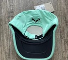 Nike Rafa Nadal Adjustable Tennis Club Cap Green Glow Black Fb5601-342