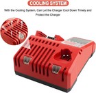 New 12v-18v Rapid Charger Power Tool Fast Charger For Milwaukee Battery M18 M12