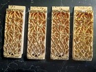 3 Ornate Vtg Ceramic Radiant Heater Insert Bricks    1 Chipped  Read Description