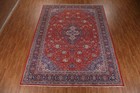 Vintage Handmade Floral Sarouk 10 x13  Area Rug For Dining Room Oriental Carpet