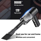 120w Handheld Cordless Vacuum Cleaner Small Mini Portable For Car Home Wireless 