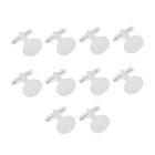 10 Set Round Blank Cufflinks Cufflinks Cufflink Settings