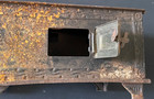 Antique Vintage Tin Metal Doll Childs Play House Kitchen Stove  - Needs Work