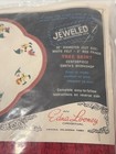 Vintage 1970s   Edna Looney Santa   s Workshop Christmas Tree Skirt Kit Rare Htf