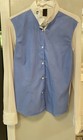 Women   s Cavalleria Toscana Long Sleeve Show Shirt In Sky Blue And White