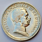 Italy 2 Lire 1915  Quadriga  Vittorio Emanuele Iii  Silver Coin