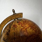 Vintage Tabletop Globe 11  Wooden Stand Antique Style World Map Desk Decor