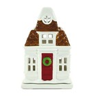 Bath   Body Works Holiday House 7  Candle Luminary Christmas Wreath Slatkin 2010