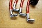 Farmall A Av B Bn Super A C C113 Red Cloth Cover Copper Spark Plug Wire Set Ih