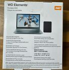 Wd 6tb Elements Portable Storage Usb 3 2 Gen 1 usb 3 0  usb 2 0 Compatible -new 