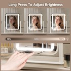Vanity Mirror Lights  16 x14  Large Led Lighted Makeup Mirror  Hollywood Makeup