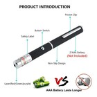 10pack Green Laser Pointer Pen Astronomy 532nm Visible Beam Light Teaching Lazer