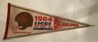 Lot Of 7 - Vintage Nfl   Usfl 1970-1980 Felt Pennant 12x30  Full Size Retro