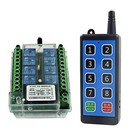 Power Supply 8 Channel Wireless Rf433mhz Remote Control Switch Relay Module