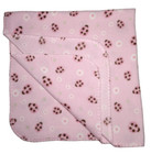 Just Born Pink Ladybug Baby Blanket Htf Soft Fleece Flower Security Lovey