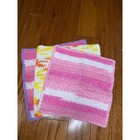 Set Of 3 Handmade Crochet Washcloths