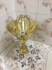 Brass Nautical Pedestal Dock Light Marine Post Lamp Reflector Coastal Garden Lig
