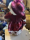 Vintage Dan Dee Collectors Bear Fully Dressed W  Hat   Purse And Shoes