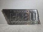 Vintage Tennessee Chevrolet Usa-1 Booster License Plate State Shaped
