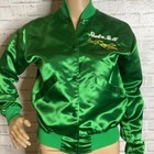Danny And The Juniors Vintage Satin Embroidered Bomber Jacket Xs s