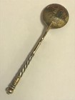 Vladimirov Pictoral Troika Russian Silver 84 Lacquer Enamel Spoon Antique Russia