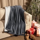 Ugg Bliss Throw Blanket Plush Soft Fleece Fluffy Blankets For Bed Throw  Blue 