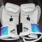 Hayabusa T3 10oz Boxing Mma Muay Thai Sparring Gloves White iridescent 