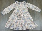 Vintage Toddler Girl Prairie Dress Handmade Fairytale Garden Lightweight Dress