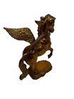 Vintage Brass Pegasus Sculpture Statue Flying Winged Horse
