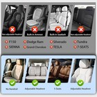 Leather Car Seat Covers Full Set universal Fit For Most Cars suvs And Sedans wat