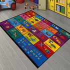 Educational Kids Playroom  Rug  Alphabet Learning Rug  Colorful Abc Animals Rugs