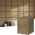 Oak 0 7 In  X 1 97 Ft  X 1 97 Ft  Geometric Acoustic Decorative Wall Paneling  4