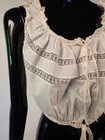 Victorian 19th C Camisole Top W Lace Insertion