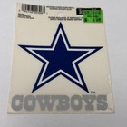 Team Nfl Dallas Cowboys Static Cling Window Decal Vintage Star Logo 3 75 In 90s