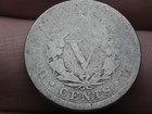 1890 Liberty Head V Nickel 5 Cent Piece- About Good Details