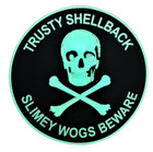 Trusty Shellback Pvc Patch Hook   Loop  neptune Equator Cross The Line  Rr 002