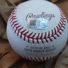 Ben Zobrist Signed 2016 World Series Official Baseball Chicago Cubs