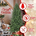 6ft Artificial Christmas Tree  1168 Branch Tips  Full Hinged Pine With  pvc